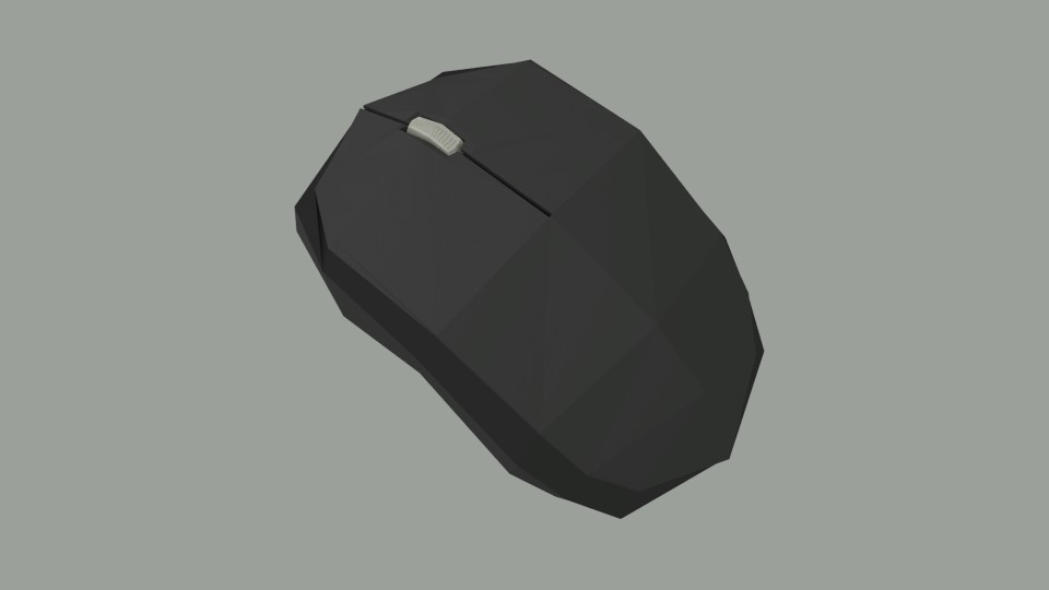 Low poly mouse preview image 3